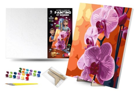 Malowanie po numerach Orchidea 40x50 cm Malowanie po numerach Orchidea 40x50 cm
