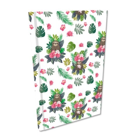 Notes A5 kratka Soft Touch Leniwce Girls Notes A5 kratka Soft Touch Leniwce Girls