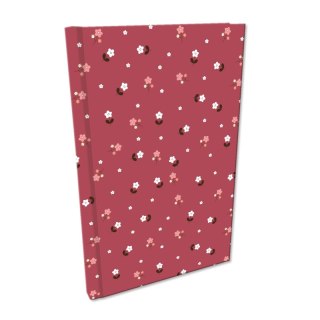 Notes A5 kratka Soft Touch kwiatki na wisience