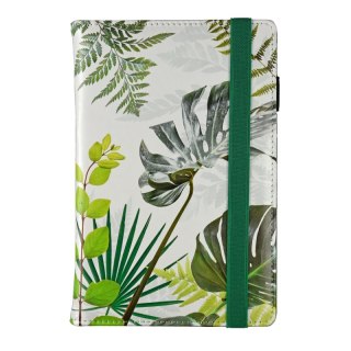 Notes A5 na gumkę kratka botanic white N-25PR