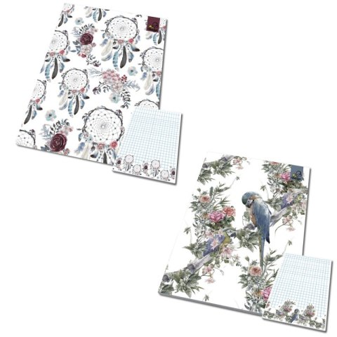 Notes A6 kratka z poddrukiem Boho 1 szt. mix Notes A6 kratka z poddrukiem Boho 1 szt. mix
