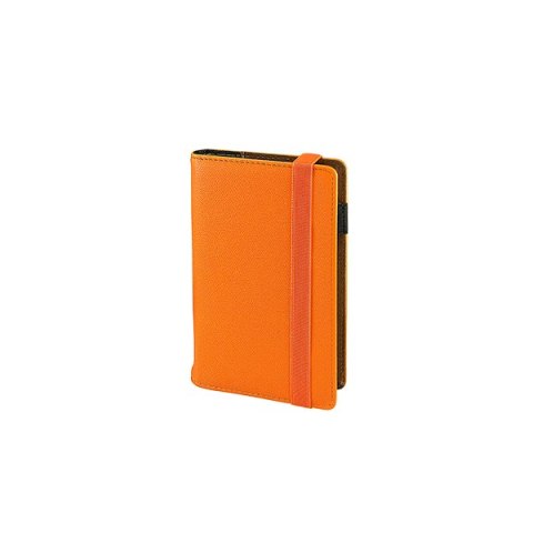 Notes A6 na gumkę kratka pomarańczowy N41B-60 Notes A6 na gumkę kratka pomarańczowy N41B-60