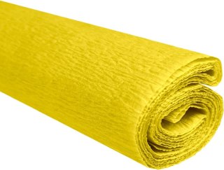Paczka Bibuła marszczona 50x200 cytrynowy 10 rolek