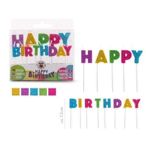 Świeczki Happy Birthday Świeczki Happy Birthday