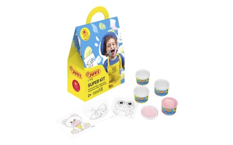 Zestaw Superkit z farbami do malowania palcami Zestaw Superkit z farbami do malowania palcami