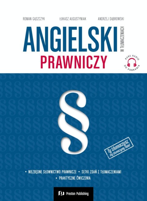 Angielski w tłumaczeniach. Prawniczy + kurs audio MP3 Angielski w tłumaczeniach. Prawniczy + kurs audio MP3