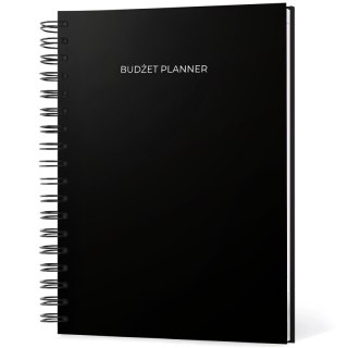 Budżet Planner Finansowy Organizer Oszczędnik czarny
