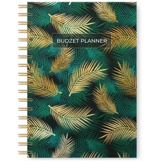 Budżet Planner Finansowy Organizer Oszczędnik liście