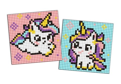 Diamentowa mozaika na magnesie IDEYKA 9x9 cm kids Jednorożce Diamentowa mozaika na magnesie IDEYKA 9x9 cm kids Jednorożce