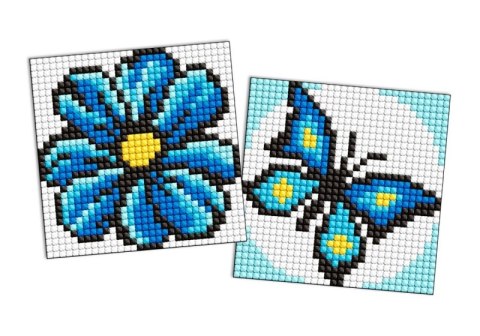 Diamentowa mozaika na magnesie IDEYKA 9x9 cm kids kolor niebieski Diamentowa mozaika na magnesie IDEYKA 9x9 cm kids kolor niebieski