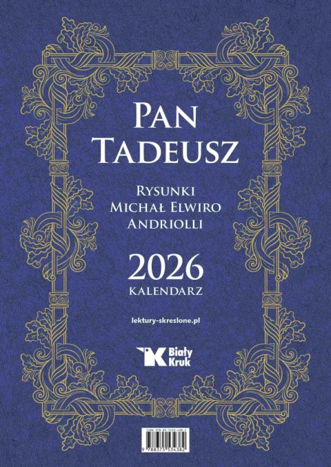 Kalendarz 2026 ścienny Pan Tadeusz Kalendarz 2026 ścienny Pan Tadeusz