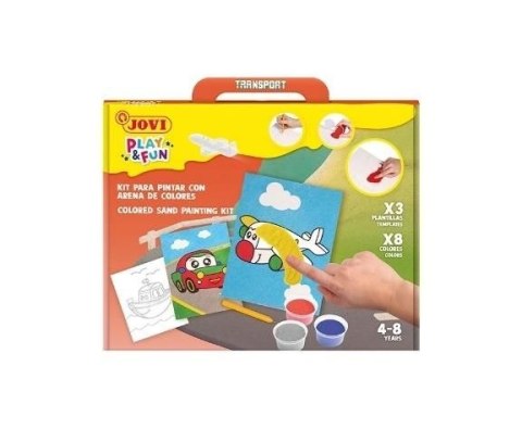 Malowanie piaskiem PLAY & FUN Pojazdy Malowanie piaskiem PLAY & FUN Pojazdy