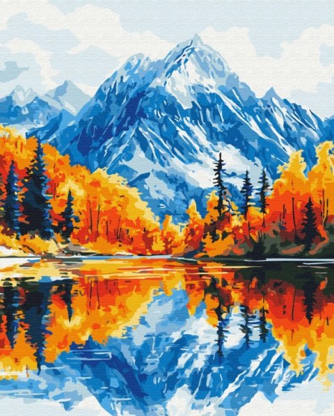 Malowanie po numerach BRUSHME 40x50 cm Jesień w górach Malowanie po numerach BRUSHME 40x50 cm Jesień w górach