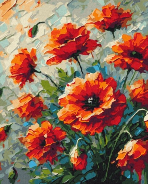 Malowanie po numerach BRUSHME 40x50 cm Maki Malowanie po numerach BRUSHME 40x50 cm Maki
