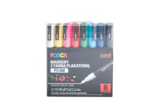 Markery PC-3M 8 kolorów Posca Uni