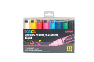 Markery PC-8K 16 kolorów Posca Uni