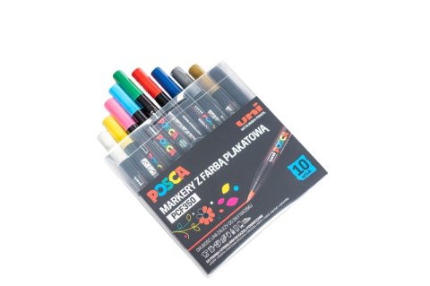 Markery PCF-350 10 kolorów Posca Uni Markery PCF-350 10 kolorów Posca Uni