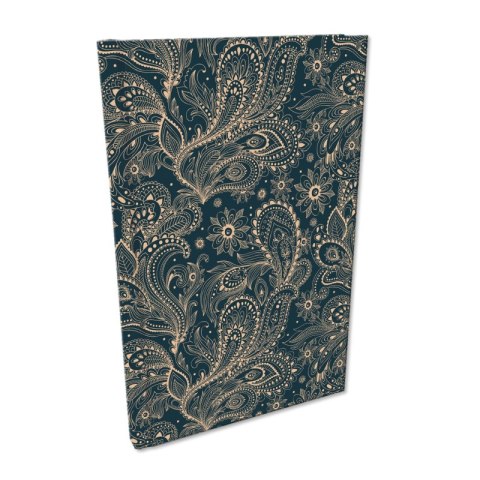 Notes A5 kratka Soft Touch Paisley Beż-Denim Notes A5 kratka Soft Touch Paisley Beż-Denim