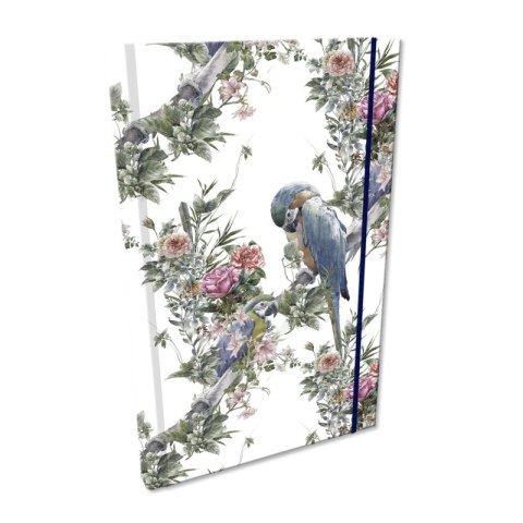 Notes A5 kratka z gumką Soft Touch Boho Papugi Notes A5 kratka z gumką Soft Touch Boho Papugi