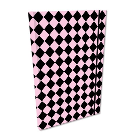 Notes A5 kratka z gumką Soft Touch Krata Pink Notes A5 kratka z gumką Soft Touch Krata Pink