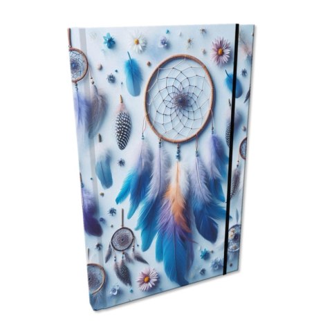 Notes A5 kratka z gumką Soft Touch Łapacze Snów Blue Notes A5 kratka z gumką Soft Touch Łapacze Snów Blue