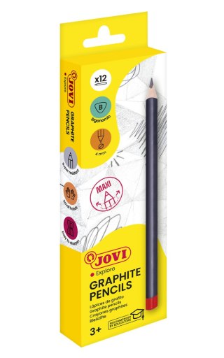 Ołówki B maxi 12 szt.