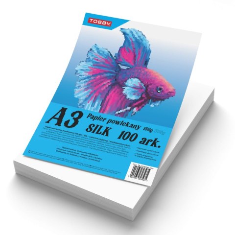 Papier A3 powlekany kredowany 100 ark.150g Papier A3 powlekany kredowany 100 ark.150g