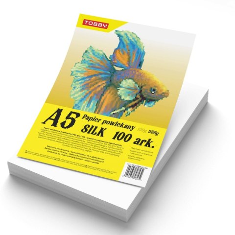Papier A5 powlekany kredowany 100 ark.350g Papier A5 powlekany kredowany 100 ark.350g