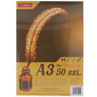 Papier Brystol A3 50 ark.170g
