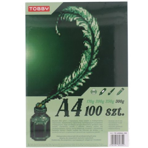 Papier brystol A4 100 ark.300g Papier brystol A4 100 ark.300g