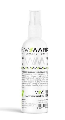 Płyn do tablic suchościeralnych RAWMARK white board eraser 250 ml Płyn do tablic suchościeralnych RAWMARK white board eraser 250 ml