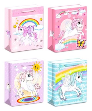 Torebki prezentowe WK 22338 S mix wzorów 12 sztuk