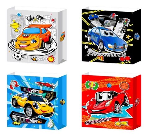 Torebki prezentowe WK 22444 L mix wzorów 12 sztuk Torebki prezentowe WK 22444 L mix wzorów 12 sztuk