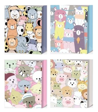 Torebki prezentowe WK 22477 L mix wzorów 12 sztuk