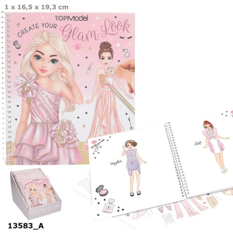 Zestaw Glam Look Top Model z naklejkami 13583A Zestaw Glam Look Top Model z naklejkami 13583A