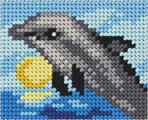 Zestaw do haftu Moje pierwsze wyszywanie Delfin
