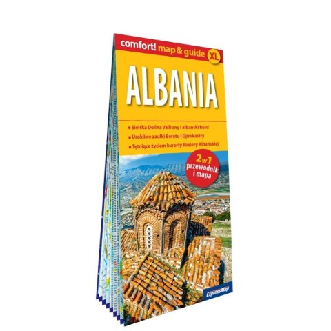 Albania map&guide XL PL laminat 2023 Albania map&guide XL PL laminat 2023