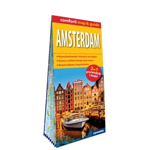 Amsterdam map&guide PL laminat 2024 Amsterdam map&guide PL laminat 2024