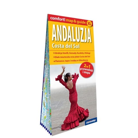 Andaluzja Costa del Sol map&guide XL PL laminat 2024 Andaluzja Costa del Sol map&guide XL PL laminat 2024