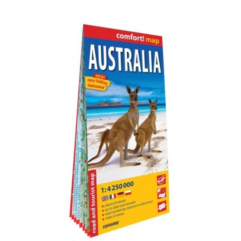 Australia road and tourist map 1:4 250 000 wer.angielska laminat 2025 Australia road and tourist map 1:4 250 000 wer.angielska laminat 2025
