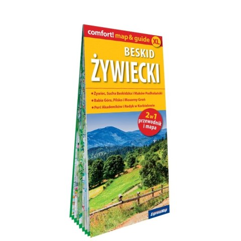 Beskid Żywiecki map&guide XL PL laminat 2022 Beskid Żywiecki map&guide XL PL laminat 2022