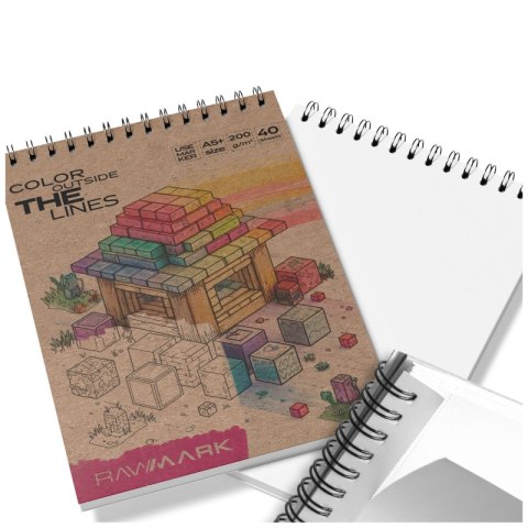 Blok A5 do markerów 40 ark. 200gsm 1szt.mix Blok A5 do markerów 40 ark. 200gsm 1szt.mix