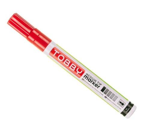 Marker olejowy Tobby czerwony 1szt. Marker olejowy Tobby czerwony 1szt.
