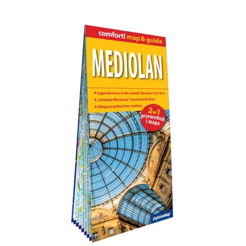 Mediolan map&guide PL laminat 2024 Mediolan map&guide PL laminat 2024
