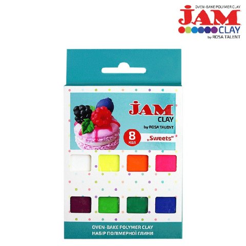 Modelina polimerowa Sweets 8x20 g Modelina polimerowa Sweets 8x20 g