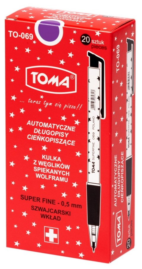 Paczka długopis automatyczny S-fine fioletowy 20 szt. Paczka długopis automatyczny S-fine fioletowy 20 szt.