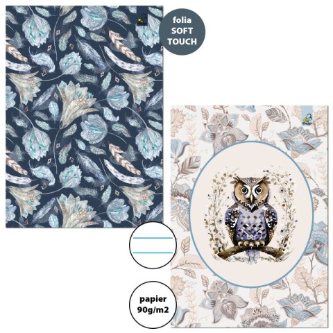 Paczka zeszyt A4 32k. linia Animal Boho mix pakiet 5 sztuk Paczka zeszyt A4 32k. linia Animal Boho mix pakiet 5 sztuk