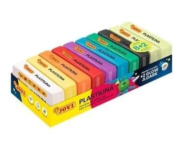 Plastelina Box 8 kolorów + 2 świecące w ciemności po 50 g Plastelina Box 8 kolorów + 2 świecące w ciemności po 50 g