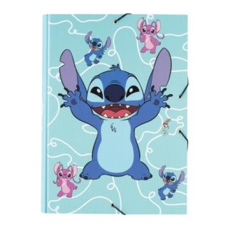 Teczka A4 kartonowa z gumką Stitch CSG0146