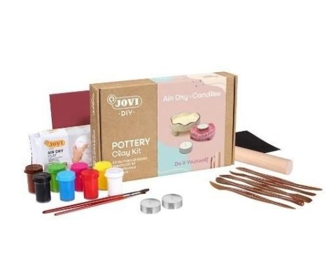 Zestaw DIY z gliną świecznik Zestaw DIY z gliną świecznik
